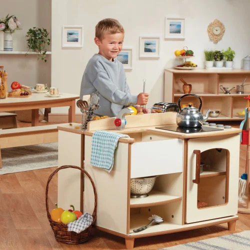 Îlot cuisine pour crèche & maternelle à partir de 3 ans — Jouet éducatif Millhouse École
