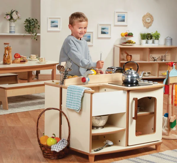 Îlot cuisine pour crèche & maternelle à partir de 3 ans — Jouet éducatif Millhouse École