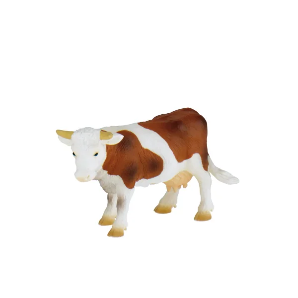 Figurine Vache marron/blanc — Eduplay jouet éducatif maternelle
