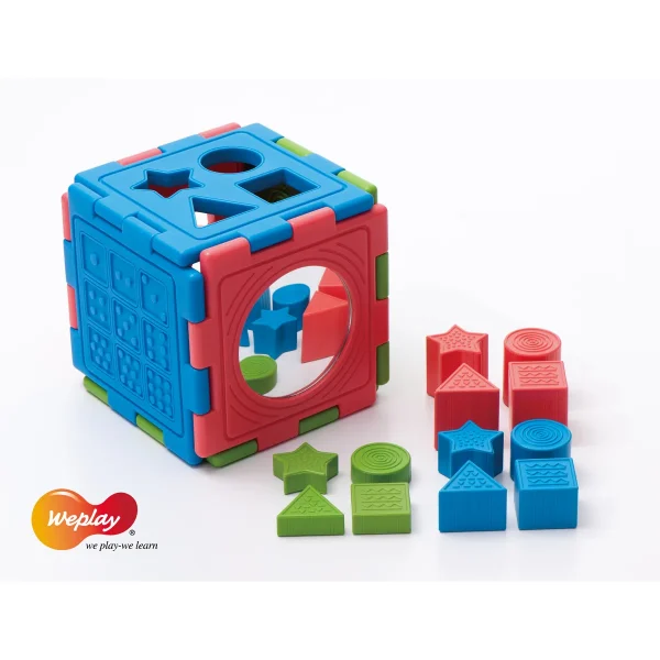 Learning Cube — Kiki-Ena Matériel de Bricolage Bois Naturel