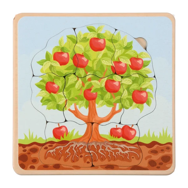 Puzzle Cycle de vie Pommier — Eduplay jouet pédagogique