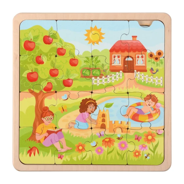 Puzzle Cycle de vie Saisons — Eduplay jouet pédagogique