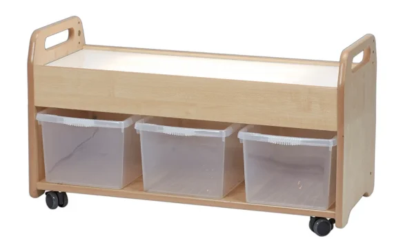 Chariot de table lumineuse pour enfants en version basse — Millhouse jouet éducatif scolaire