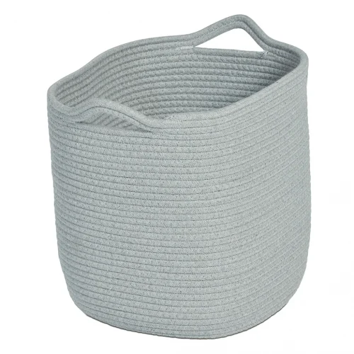 Panier de rangement Gris clair (lot de 6) pour crèche et école maternelle — Millhouse Jouets Éducatifs École