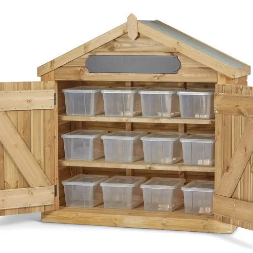 Ensemble pièces libres avec 12 bacs transparents — Millhouse Jouets éducatifs Scolaires