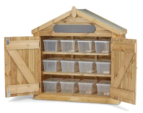 Ensemble pièces libres avec 12 bacs transparents — Millhouse Jouets éducatifs Scolaires