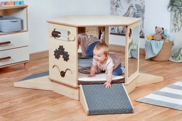 Salle aux Miroirs Magiques avec Rampes et Coussin Sensoriel — Millhouse Jeux Éducatifs École