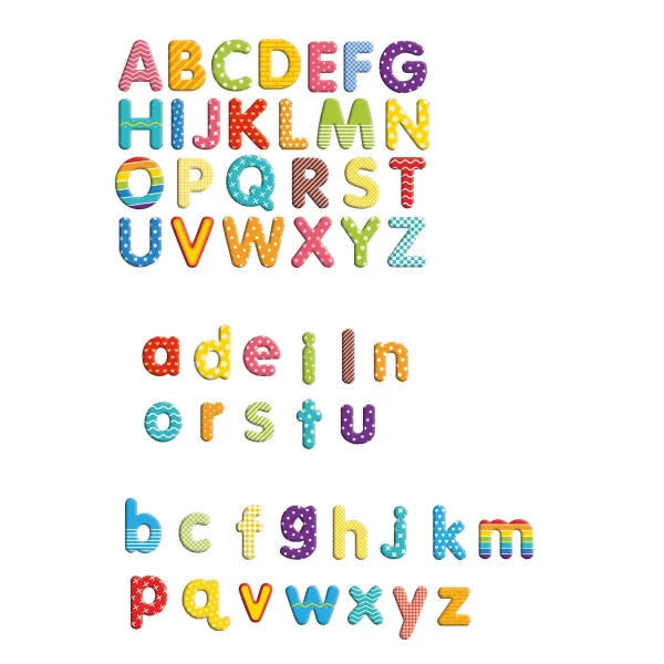Lettres magnétiques en boîte 100 pièces — Eduplay jouet pédagogique maternelle