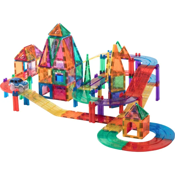 Circuit de course magnétique 120 pièces — Eduplay jouet éducatif