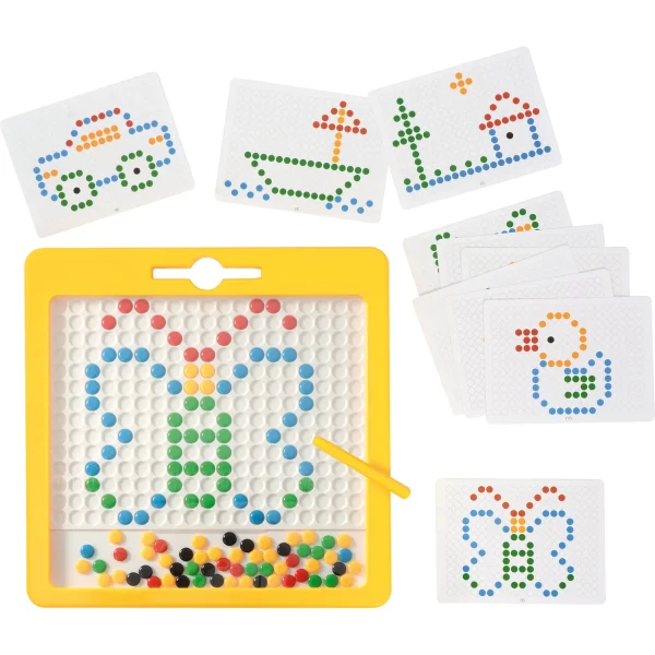 Plateau de Points Magnétiques avec Cartes Modèles — Eduplay jouet éducatif Kita