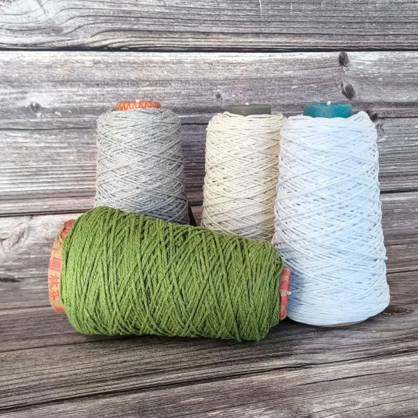 Cordon Coton Macramé Ø 2 mm • 1 m — Kiki-Ena Matériel de Bricolage Bois Naturel
