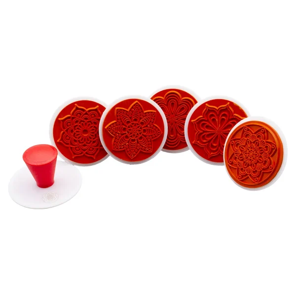 Set de 6 tampons Mandala motifs/fantaisie — Eduplay jeu pédagogique Kita