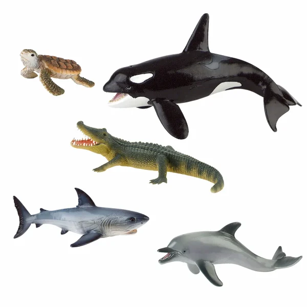 Lot de 5 Figurines Animaux Marins — Jouet éducatif Eduplay
