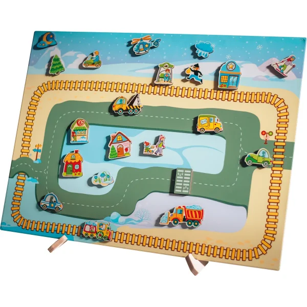 Mega-Tableau magnétique Hiver — Eduplay jouet pédagogique crèche