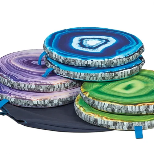 Coussins Mineral Slice avec poche (lot de 6) — Millhouse Lernspielzeug Schule