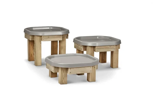 Table Plateau Mini Tuff – Ensemble de 3 Nouveau — Millhouse Jouet Éducatif École