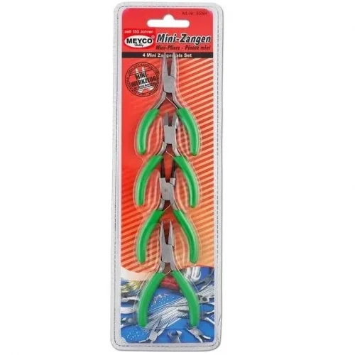 Mini pinces lot de 4 — Kiki-Ena Matériel créatif Bois naturel
