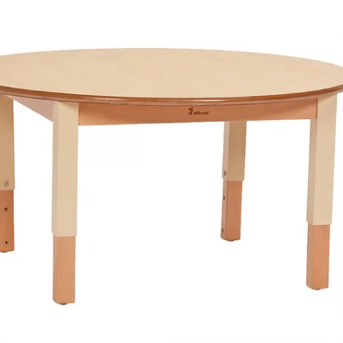 Table ronde moyenne (D900), réglable en hauteur — Millhouse Lernspielzeug Schule