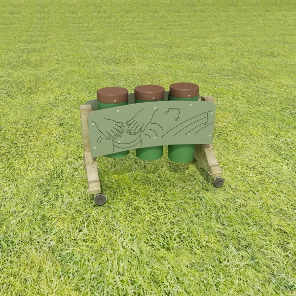 Tambours mobiles Congas — Kiki-Ena Matériel créatif Bois naturel