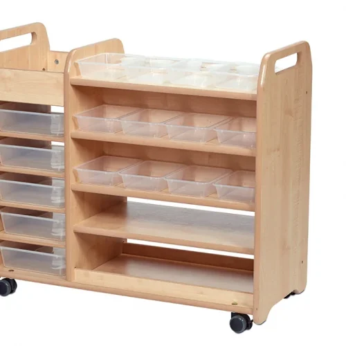 Chariot créatif mobile avec rangement — Millhouse Jouets Éducatifs École