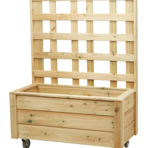 Bac à Planter Mobile avec Treillis — Millhouse Jouets Éducatifs École