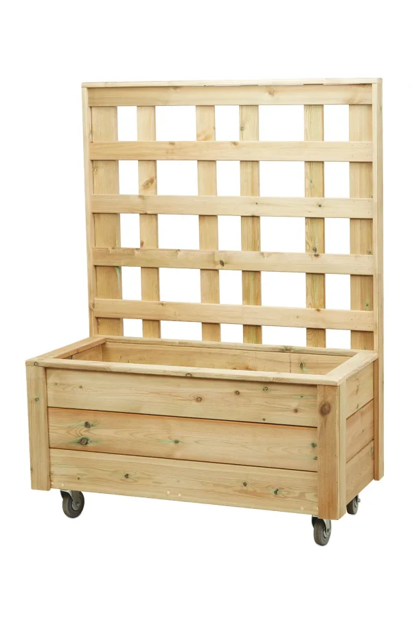 Bac à Planter Mobile avec Treillis — Millhouse Jouets Éducatifs École