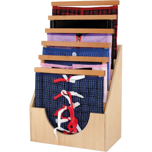 Cadre d'habillage Montessori avec 6 cadres — Eduplay jouet pédagogique