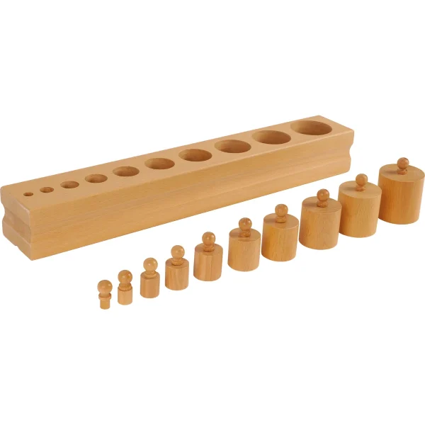 Montessori Bloc avec Cylindres Set 1 — Eduplay jouet pédagogique maternelle