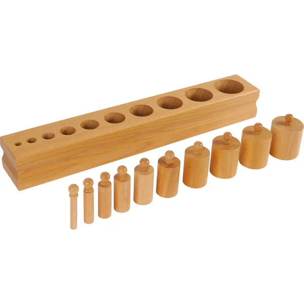 Montessori Bloc avec Cylindres Set 2 — Eduplay jouet pédagogique maternelle