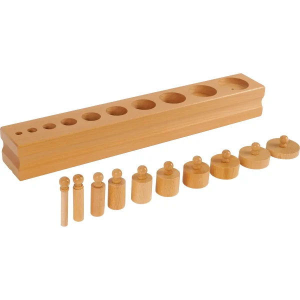 Montessori Bloc avec Cylindres Set 3 — Eduplay jouet pédagogique maternelle