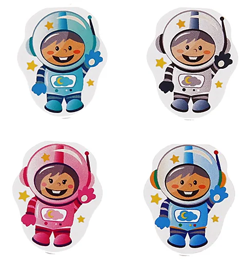 Perle motif Astronaute — Kiki-Ena Matériel de bricolage Bois naturel