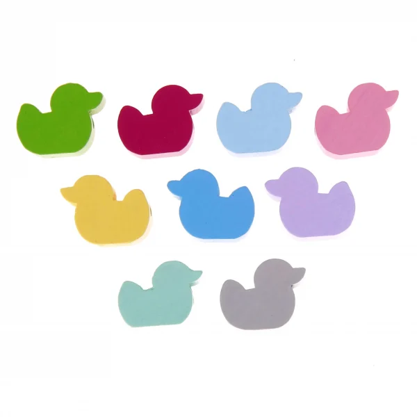 Perle motif Canard II — Kiki-Ena Matériel de bricolage Bois naturel