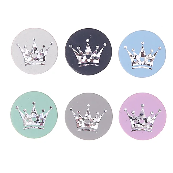 Perle motif Couronne scintillante — Kiki-Ena Matériel de bricolage Bois naturel