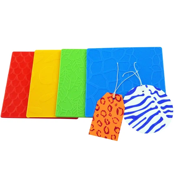 Plaques à Gaufrer Motifs Pelage — Eduplay jouet pédagogique maternelle