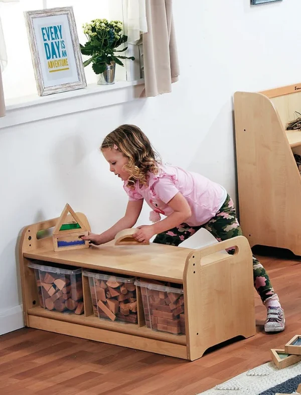 Unité de jeu de blocs basse — Millhouse Jouets éducatifs École