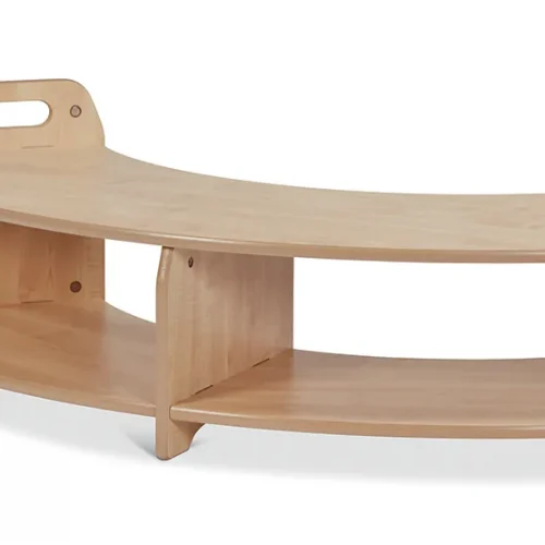 Étagère pivotante basse, ouverture 90° — Millhouse Lernspielzeug Schule