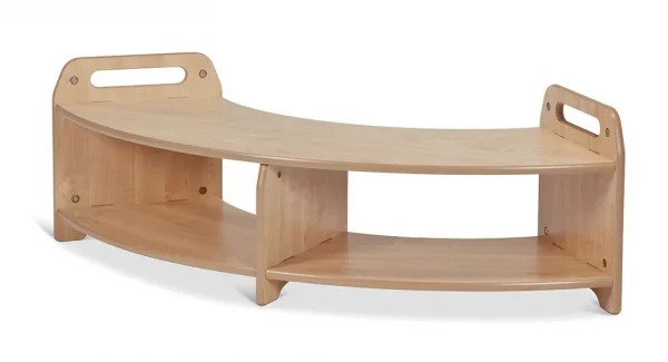 Étagère pivotante basse, ouverture 90° — Millhouse Lernspielzeug Schule