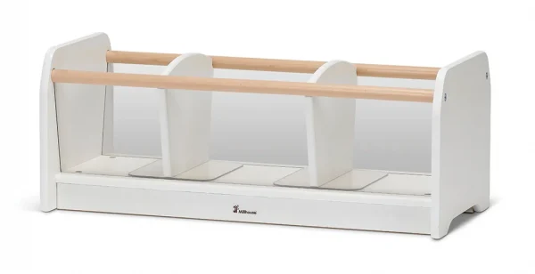 Étagère de rangement basse pour matériel de jeu et d'apprentissage — Jouet éducatif Millhouse École