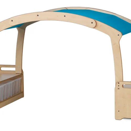 Ensemble grottes bas avec 6 bacs transparents – Toit bleu — Millhouse Jouets éducatifs