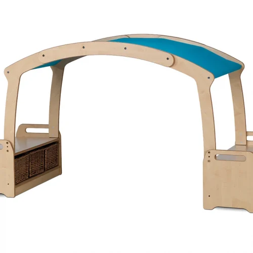 Ensemble grottes bas avec 6 paniers – Toit bleu — Millhouse Jouets éducatifs