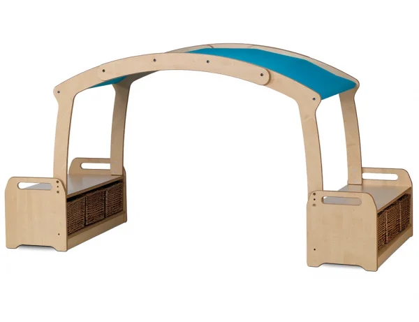 Ensemble grottes bas avec 6 paniers – Toit bleu — Millhouse Jouets éducatifs