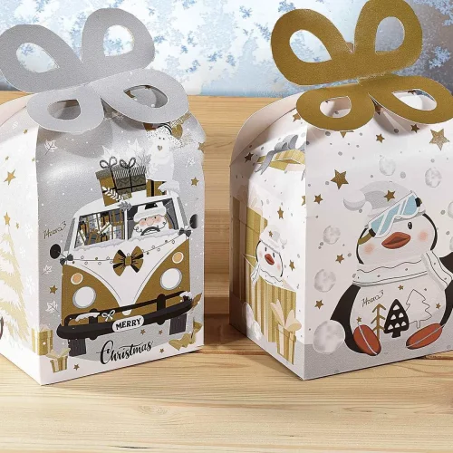 Boîte-Cadeau Papier Noël — Kiki-Ena Bricolage Bois Naturel