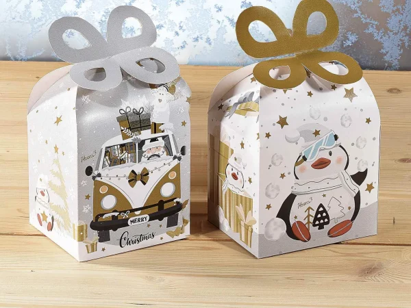 Boîte-Cadeau Papier Noël — Kiki-Ena Bricolage Bois Naturel