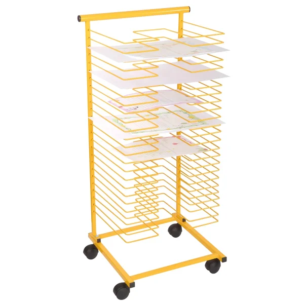 Support de séchage papier jaune — Jeu éducatif Eduplay Maternelle