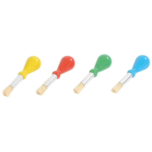 Pinceaux poignée boule lot de 4 — Jeu éducatif Eduplay Maternelle