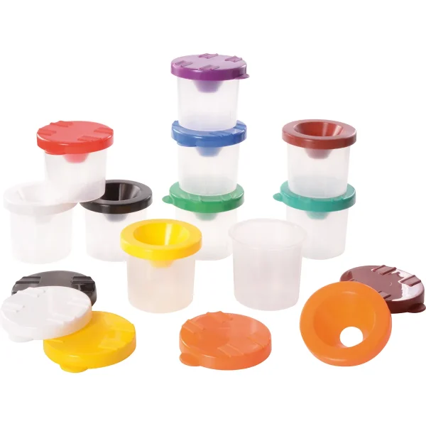 Pots à pinceaux lot de 10 — Eduplay jeu éducatif maternelle