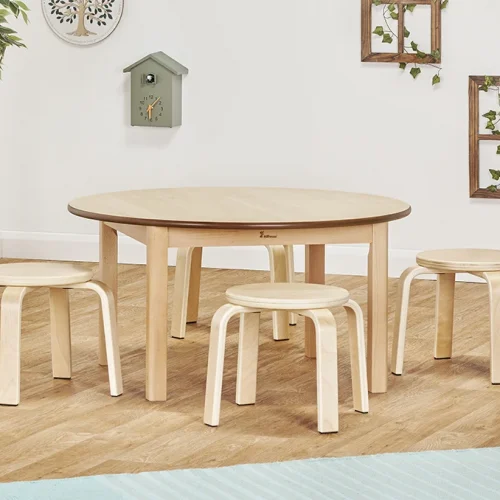 Tabouret en bois empilable H260mm (Pack de 4) — Millhouse Jeu Éducatif École
