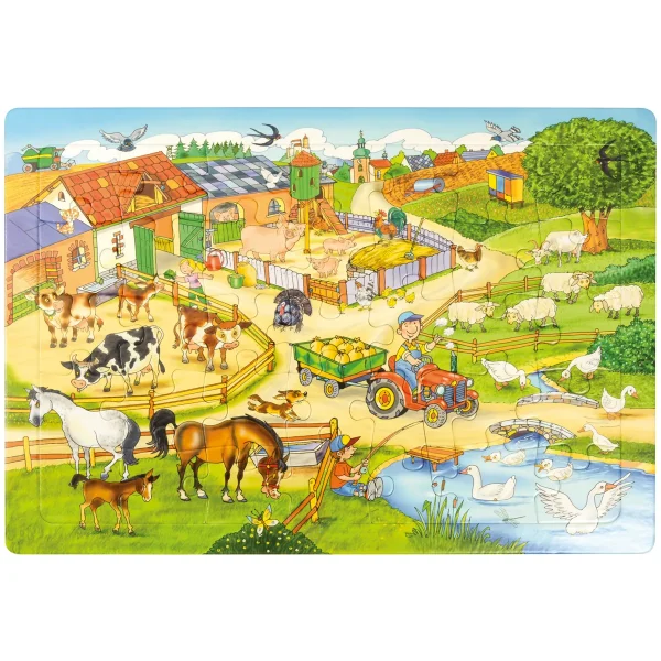 Puzzle Ferme — Eduplay Jouet pédagogique Maternelle