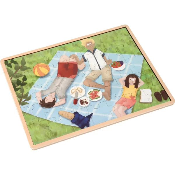 Puzzle Pique-nique Famille lui et lui — Eduplay jouet pédagogique crèche