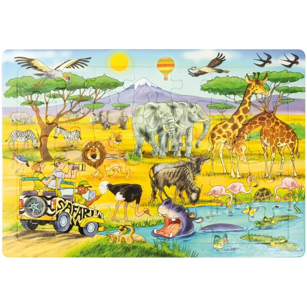 Puzzle Safari — Eduplay Jouet pédagogique Maternelle